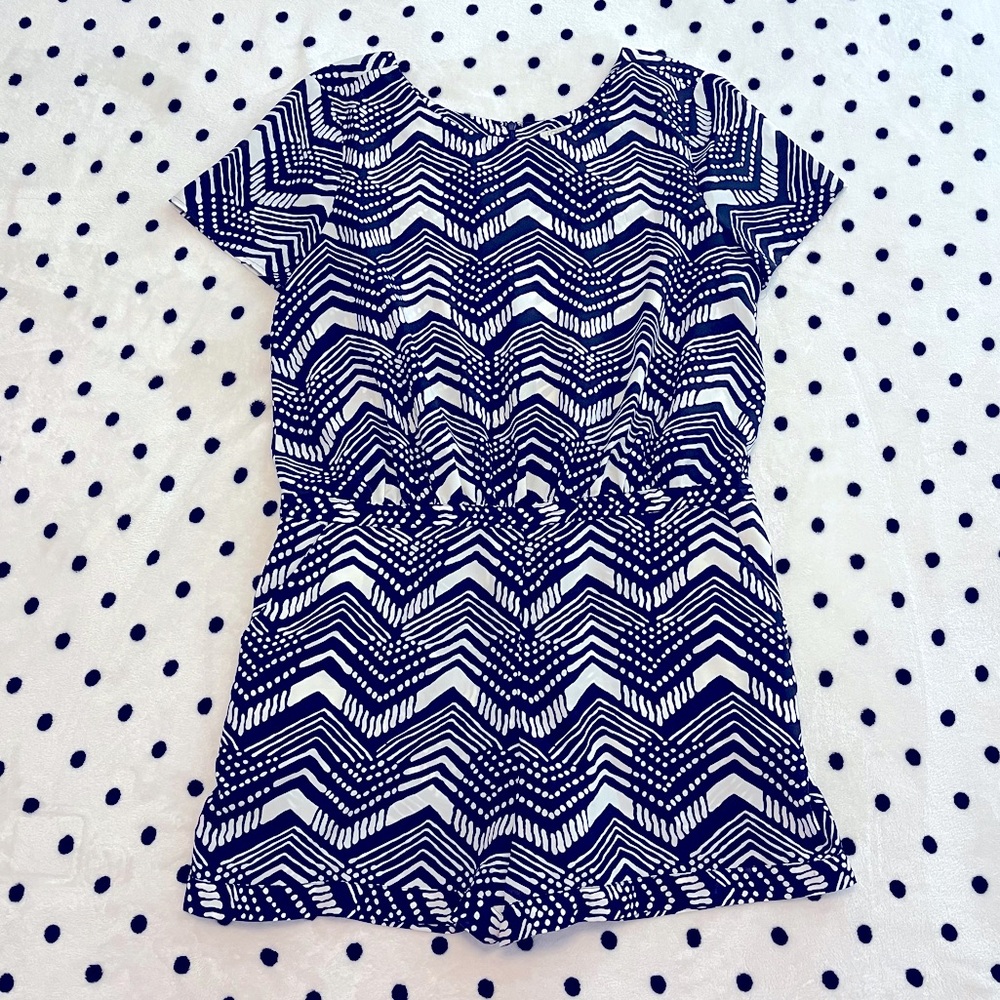 J. Crew Patterned Romper Size 16